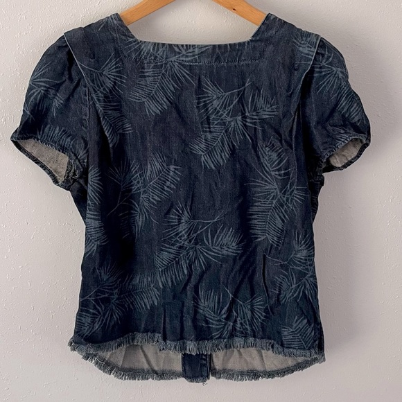 Fidelity Denim Corey Crop Tropical Drifter Size Medium - Picture 12 of 12